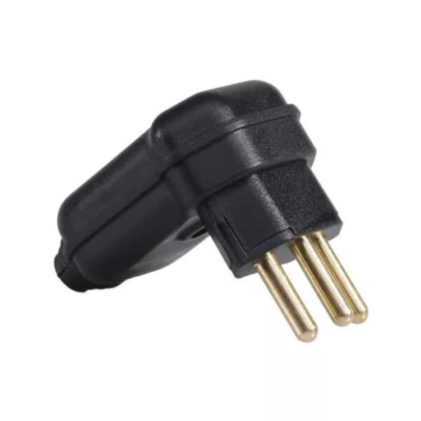 PINO MACHO GIGANTE 90G P/C 2P+T 10A PRETO MG PLD103 017716