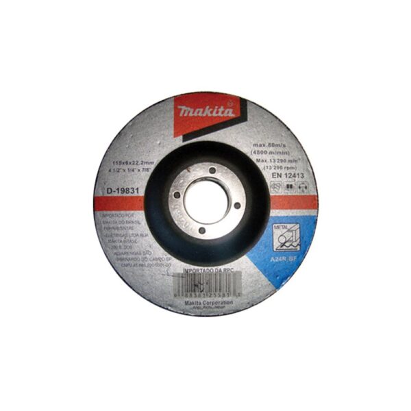 DISCO MAKITA DESBASTE FERRO 4.1/2X7/8