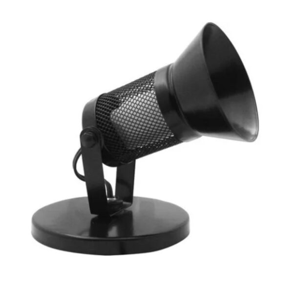 SPOT TELINHA 1 LAMP E27 PRETO JR