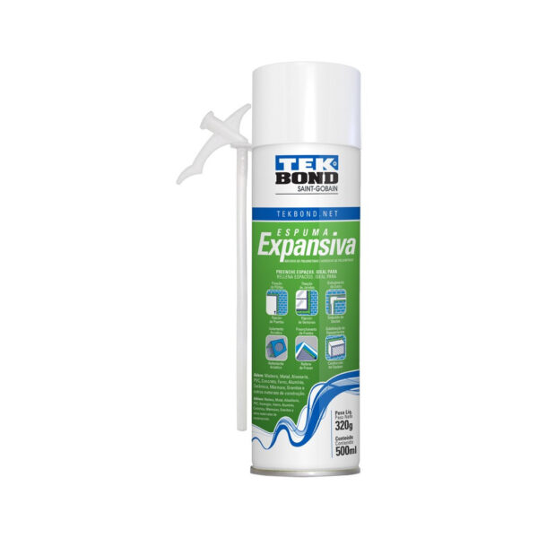 #SPRAY ESPUMA POLIURETANO TEKBOND 500ML 320GR 21101005900