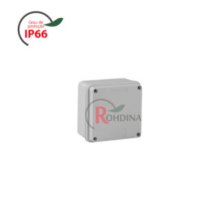 CAIXA COMANDO 110 X 110 X 60 IP68 CINZA ROHDINA 888116