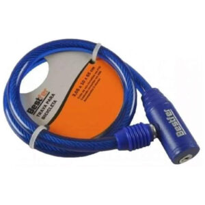 CADEADO TRAVA BICICLETA 65CM AZUL BESTFER BFH1251