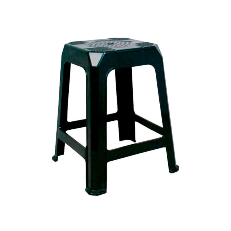 BANQUETA PLASTICA PRETA ARAXA
