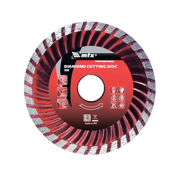 DISCO CORTE DIAMANTADO TURBO 115X22,2MM MTX 731789