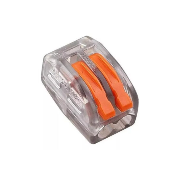 CONECTOR EMENDA RAPIDA ALAVANCA 2 VIAS 6,0MM ELETROKIT 6002