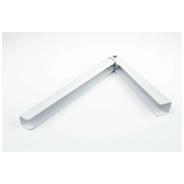 CANTONEIRA MAO FRANCESA DOBRAVEL MADEIRA 28CM BRANCA