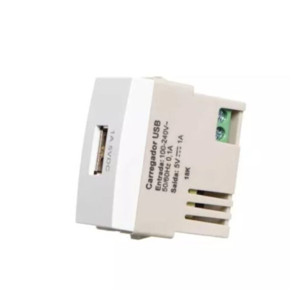 SLEEK TOM INFORMATICA CARREGADOR USB BIVOLT 1A 16066