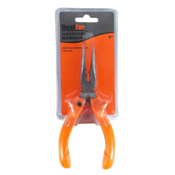 ALICATE BICO RETO ELETRICISTA 6,5 BESTFER BFH0514