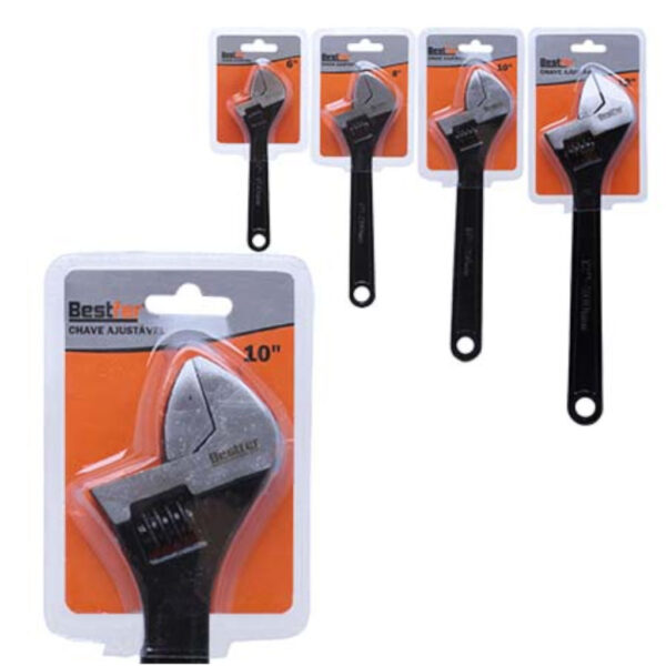 CHAVE AJUSTAVEL 150MM 6 NIQUELADO BESTFER BFH0050