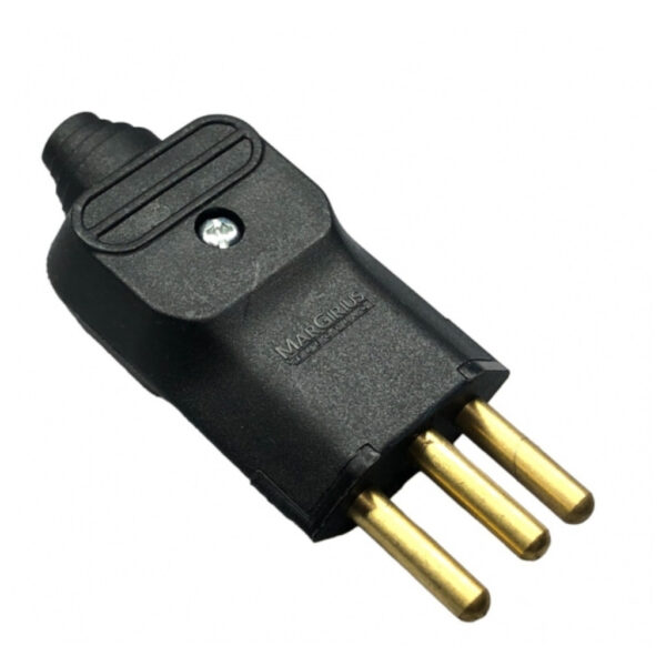 PINO MACHO GIGANTE RETO P/C 2P+T 20A PRETO MG PLD23 15013