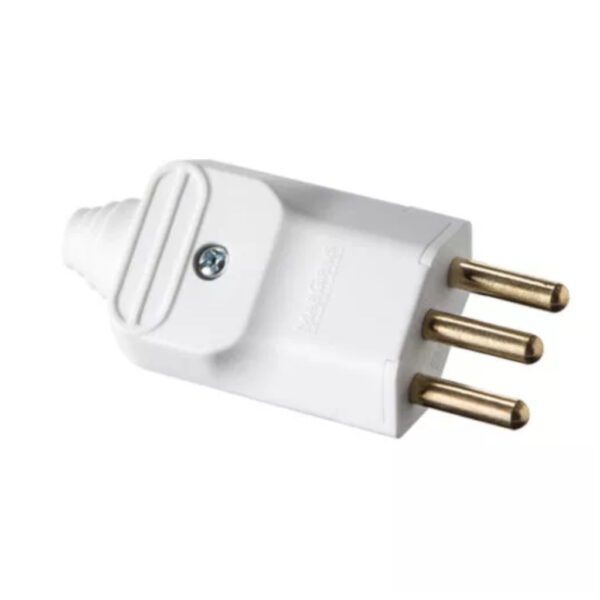 PINO MACHO GIGANTE RETO P/C 2P+T 20A BRANCO MG PLD23 15008