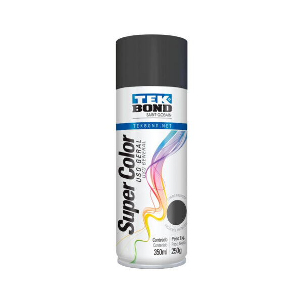 SPRAY COLORIDO USO GERAL GRAFITE TEKBOND 350ML 23121006900