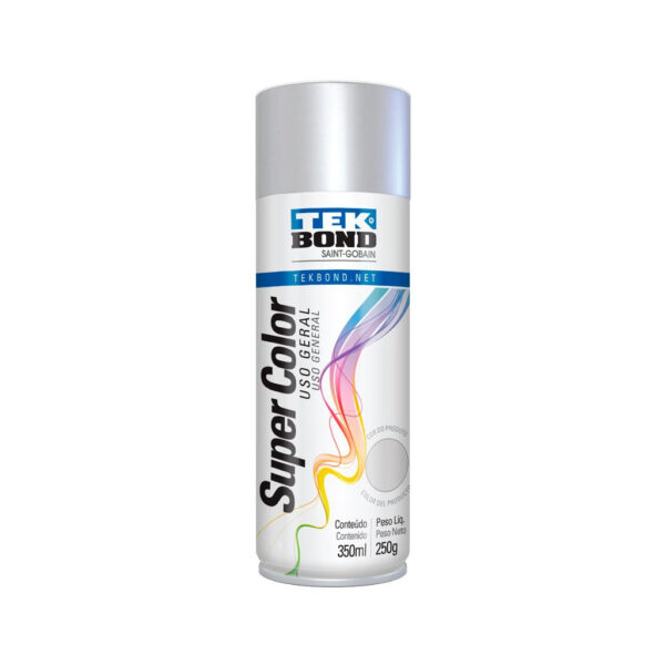 #SPRAY COLORIDO USO GERAL ALUMINIO 350ML TEKBOND 23031006900