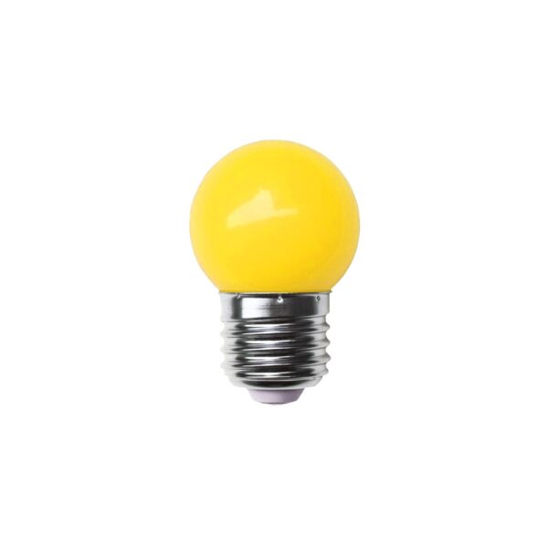 LAMP LED BOLINHA 3W 127V AMARELA GALAXY 1233