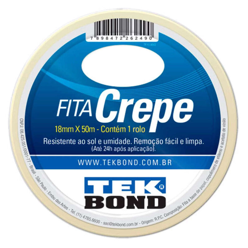 FITA CREPE 18MM X 50M TEKBOND 21111018500