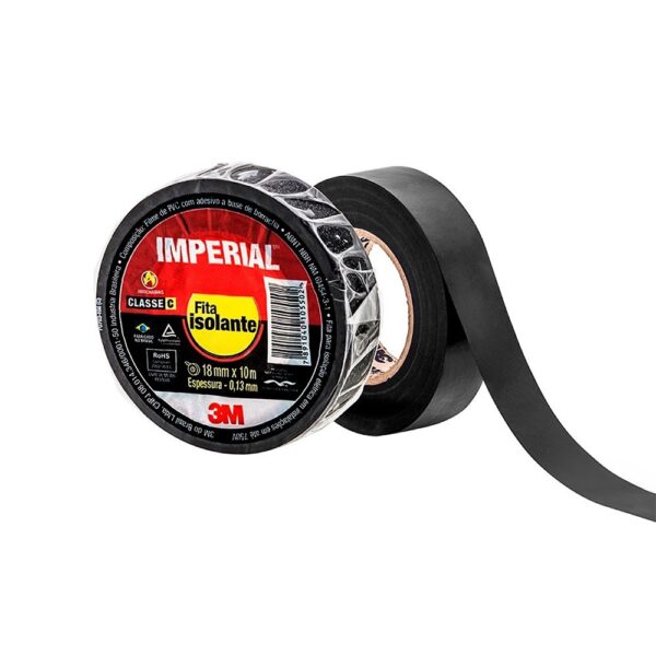 FITA ISOLANTE 05MT PRETA IMPERIAL 3M