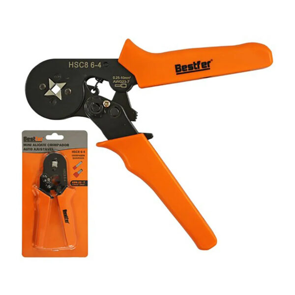 #ALICATE CRIMPAR TUBULAR 4 DENTES BESTFER BFH2374