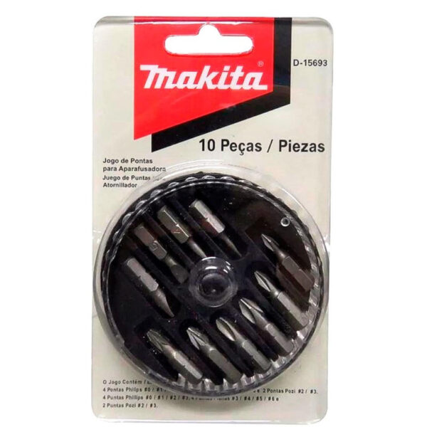 PONTEIRA BIT JOGO 7PC MAKITA D15671