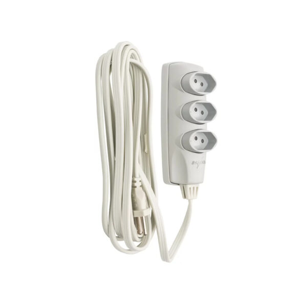 EXTENSAO PP 3X0,75 3 TOMADA 2P+T 10A 10MT GELO LEGRAND DN1913