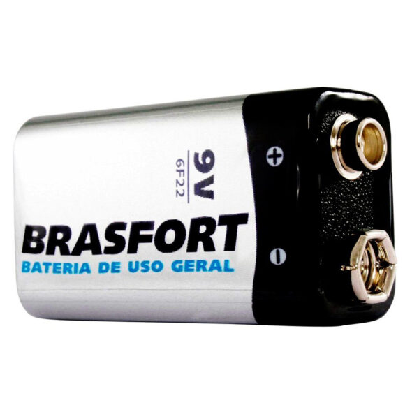 BATERIA 9V COMUM BRASFORT 6312