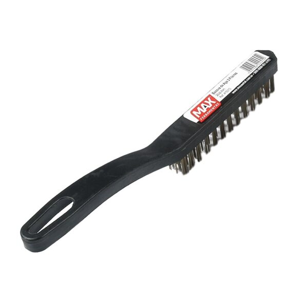 ESCOVA ACO 3 FILAS C/ CABO PLASTICO MAX 415310