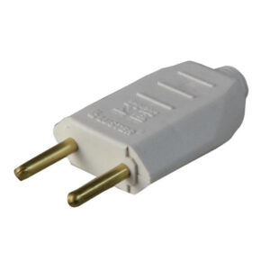 PINO MACHO RETO 2P 10A BRANCO LUSTER 20621