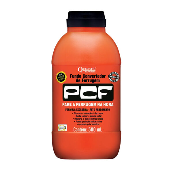 CONVERTEDOR DE FERRUGEM 500ML PCF QUIMATIC