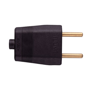 PINO MACHO RETO 2P 10A PRETO ILUMINARIA 1403