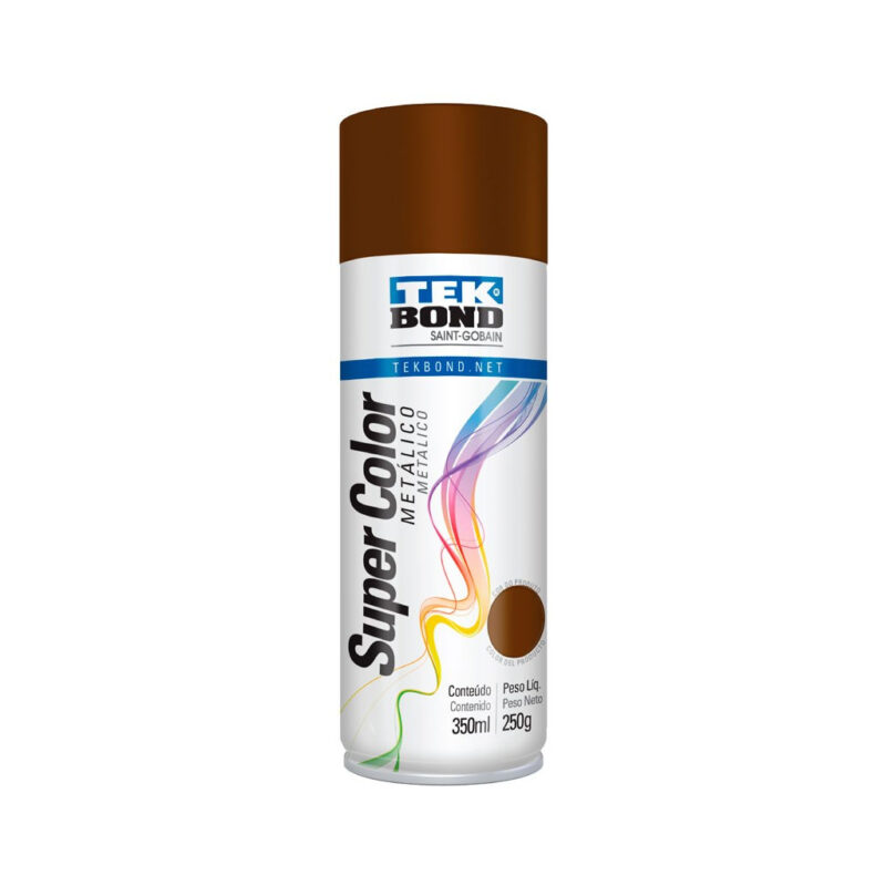 SPRAY COLORIDO METALICO BRONZE 350ML TEKBOND 23341006900