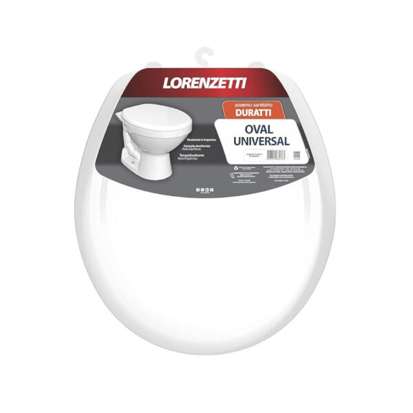 ASSENTO SANITARIO OVAL BRANCO DURATTI LORENZETTI 7150000