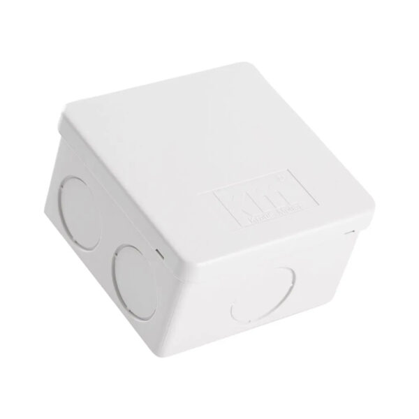 #CX COMANDO PLASTICA 80X80 BRANCA KM 08024