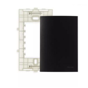 LINHA CLEAN EBONY PLACA 4X2 CEGA SUPORTE 21275