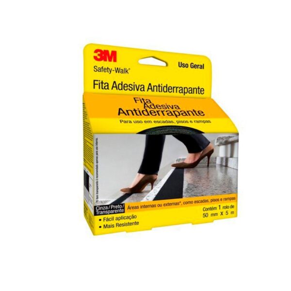 FITA ANTI DERRAPANTE 3M 50MM 5MT TRANSP