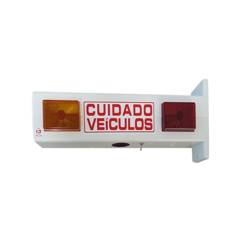 SINALIZADOR GARAGEM TOLLER LED QUADRADO SONORO BIVOLT