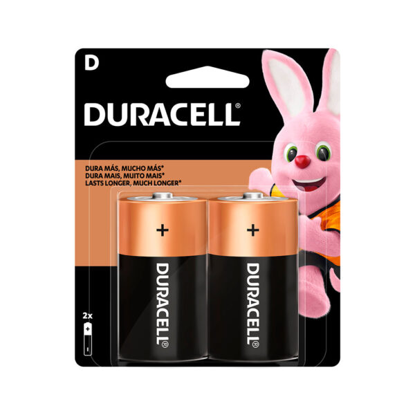 PILHA DURACELL ALCALINA D C/2