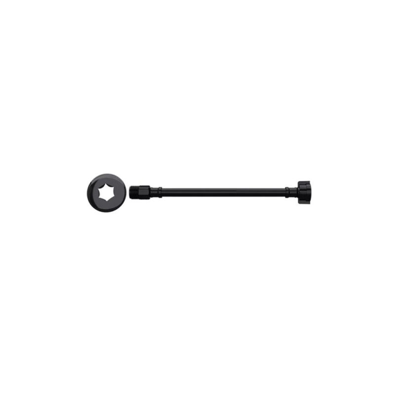 ENGATE PLASTICO PRETO 1/2 40CM BLUKIT 25193741