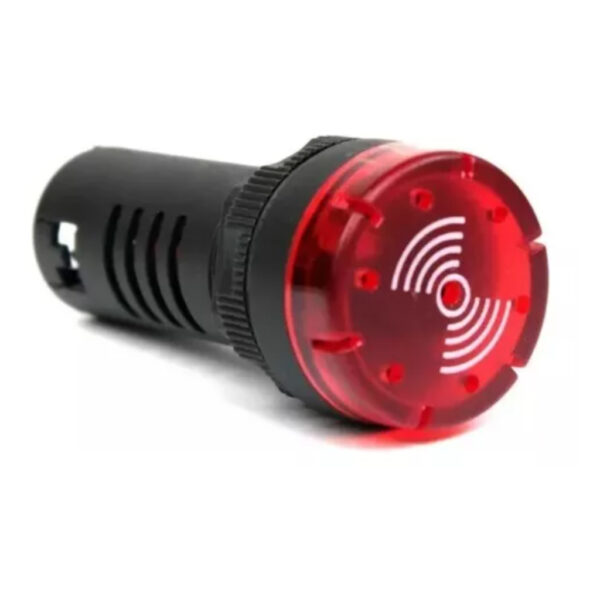 SINALEIRO PAINEL LUKMA 22MM SONORO LED VERMELHO 220V 16021