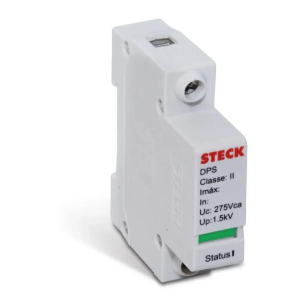 DISPOSITIVO PROTETOR DE SURTO DPS PARA TRILHO DIN 15KA 275VCA CLASSE II STECK DPS15275