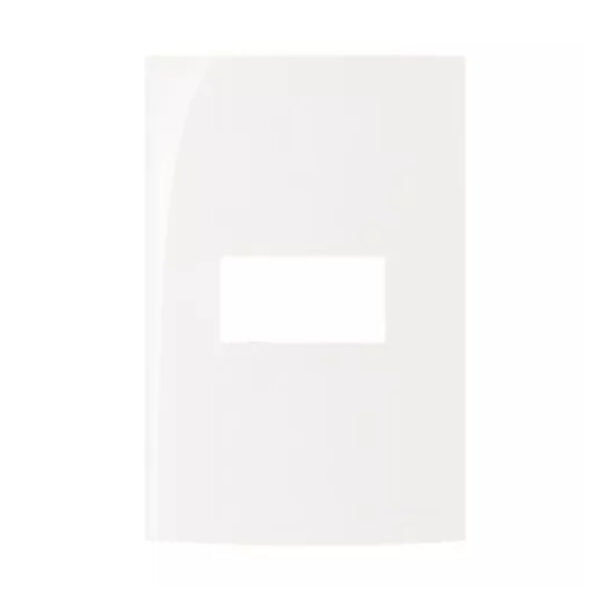 LINHA MARGIRIUS SLEEK PLACA 4X2 1 POSTO HORIZONTAL 16026