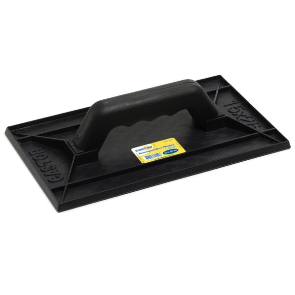 DESEMPENADEIRA PVC CORRUGADO 15X26CM PRETA CASTOR 024