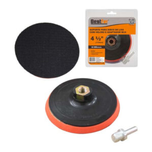 DISCO BORRACHA LIXADEIRA ORBITAL 115M C/ VELCRO BESTFER BFH2499