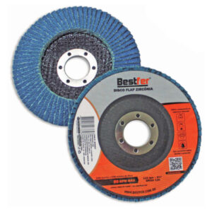 DISCO FLAP ZIRCONIO AZUL 4.1/2 40 GRAOS BESTFER BFH0634