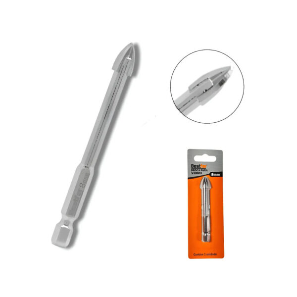 BROCA P/ VIDRO PORCELANATO 8,0MM BESTFER BFH3125