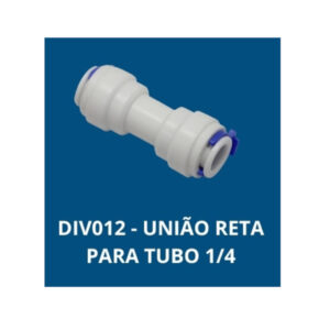 CONEXAO P/ MANG 1/4 X1/4 RETA WFS DIV012