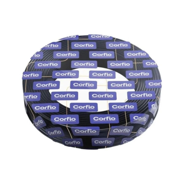 CABO FLEX 10,00MM PRETO CORFIO 100MT