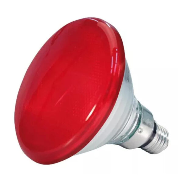 LAMP PAR38 80W 220V VERMELHO ECOLUME