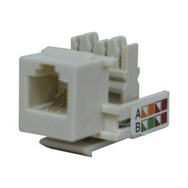 TOMADA TELEFONE 1 RJ11 KEYSTONE BRANCO