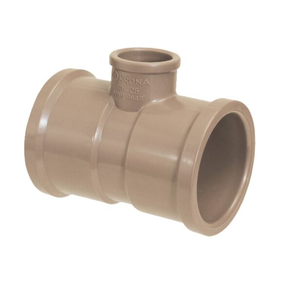 CONEXAO HIDRAULICA MARROM TE REDUCAO LLL 32MM X 25MM H139