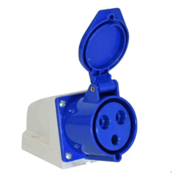 sku_1678 TOMADA INDUSTRIAL SOBREPOR 2PT 32A AZUL LUKMA 40018