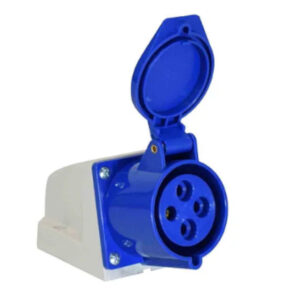 TOMADA INDUSTRIAL ACOPLAMENTO 3PT 32A AZUL LUKMA 40033